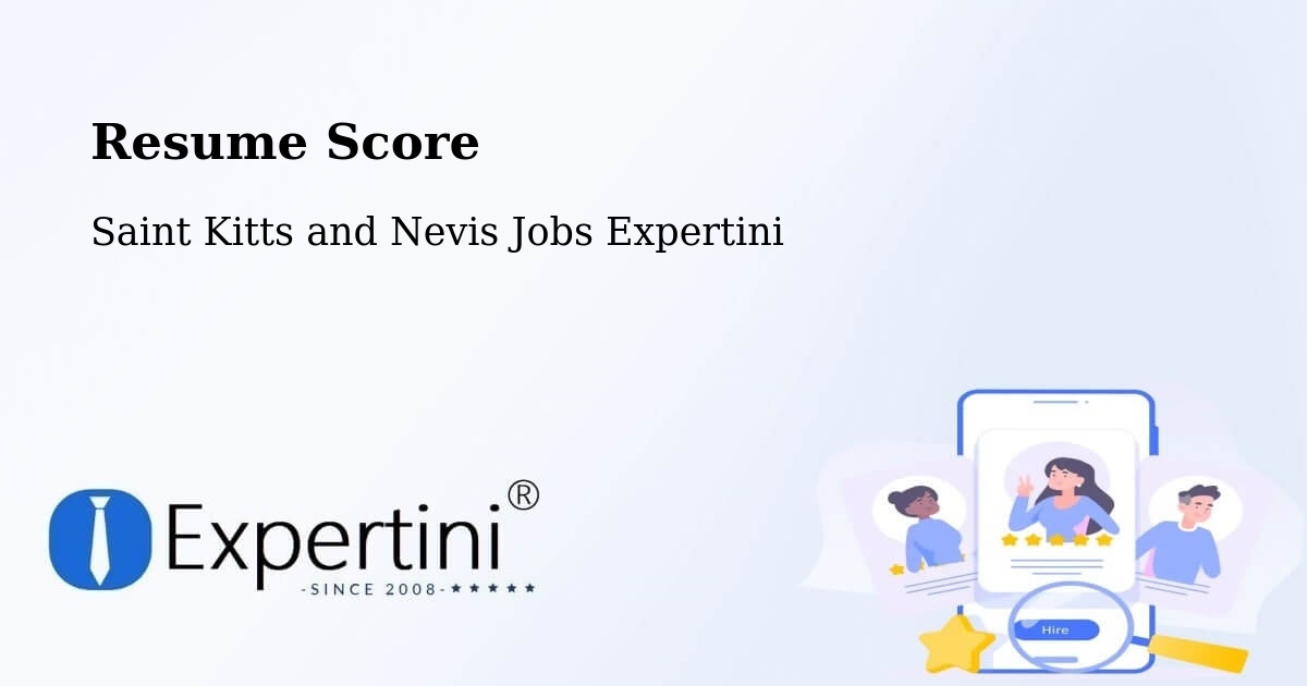 Resume Score & Job Description Match Tool – Fig Tree - Saint Kitts and Nevis Jobs Expertini